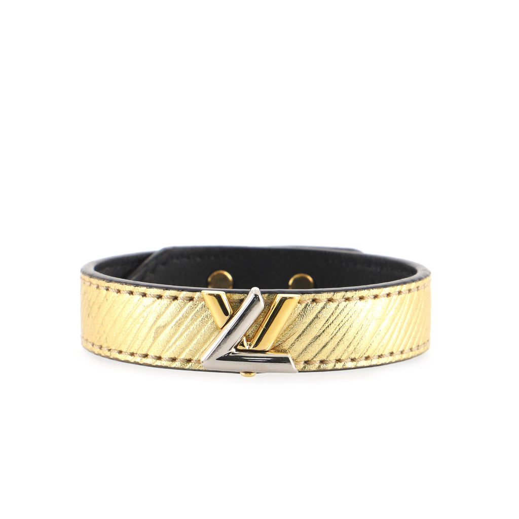Louis Vuitton Twist Bracelet Epi Leather Gold 799851