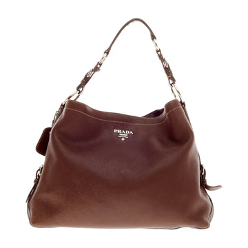 Prada Vitello Daino Hobo Small 