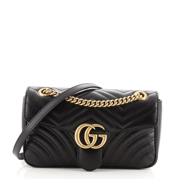 Gucci GG Marmont Flap Bag Matelasse Leather Small