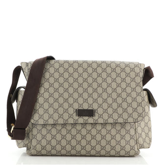 Gucci Diaper Bag GG Coated Canvas
