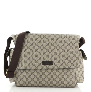 Gucci Diaper Bag GG Coated Canvas