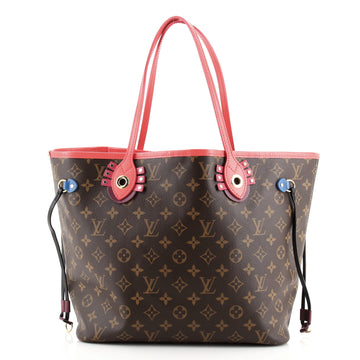 Louis Vuitton Neverfull NM Tote Limited Edition Totem Monogram Canvas MM