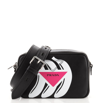 Prada Camera Bag Printed City Calf Medium