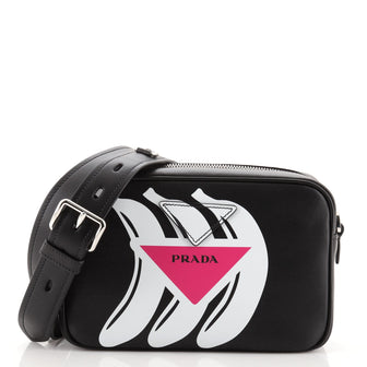 Prada Camera Bag Printed City Calf Medium