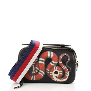 Gucci Animalier Top Handle Camera Bag Printed Leather Medium