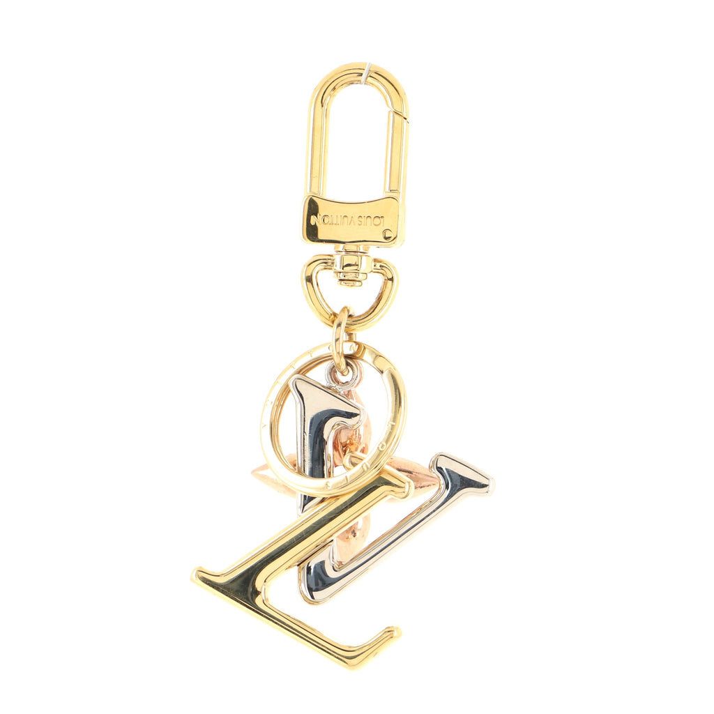 Louis Vuitton Gold and Multuicolor Metal New Wave Bag Charm and Key Holder