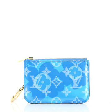 Louis Vuitton Key Pouch NM Limited Edition Floral Monogram Vernis