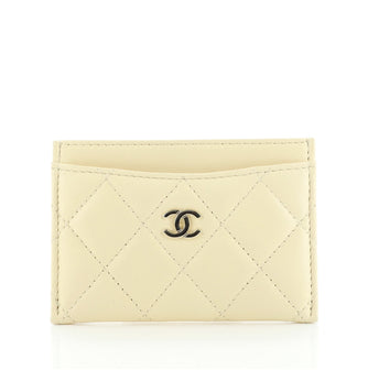 Chanel Classic Card Holder Quilted Lambskin