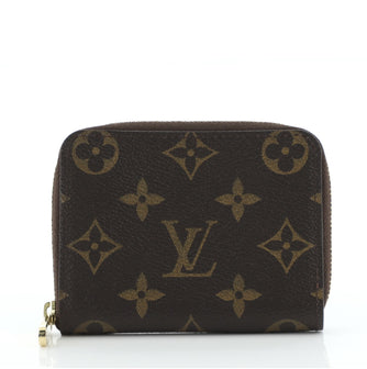 Louis Vuitton Zippy Coin Purse Monogram Canvas