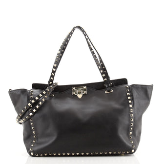 Valentino Rockstud Tote Soft Leather Medium