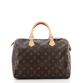 Louis Vuitton Speedy Handbag Monogram Canvas 30