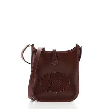 Hermes Long Strap Evelyne Bag Box Calf TPM