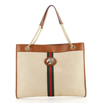 Gucci Rajah Chain Tote Canvas Large