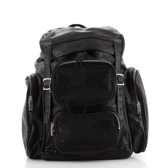 Saint Laurent Delave Multi-Pocket Backpack Leather
