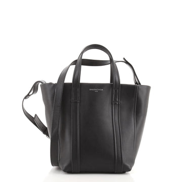 Balenciaga Laundry Cabas Tote Leather XS