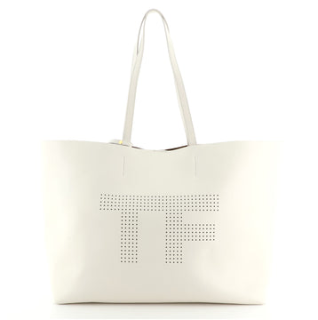 Tom Ford Logo Tote Perforated Leather Large