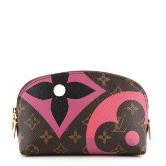Louis Vuitton Cosmetic Pouch Limited Edition Game On Monogram Canvas