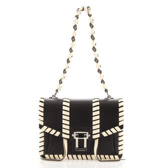 Proenza Schouler Hava Shoulder Bag Whipstitch Leather Small