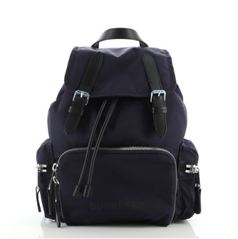 Burberry Rucksack Backpack Nylon with Leather Medium