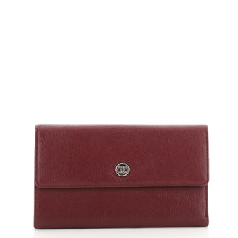 Chanel Vintage Trifold Wallet Calfskin