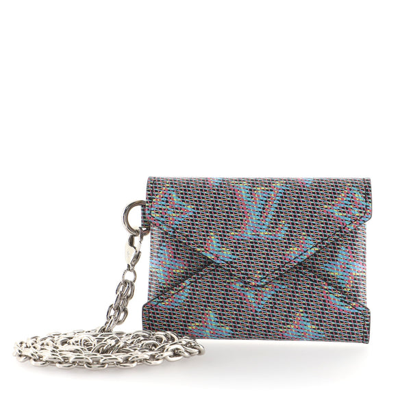 Louis Vuitton, Jewelry, Auth Louis Vuitton Damier Lv Pop Kirigami Necklace  Multicolor