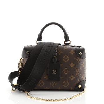 Louis Vuitton Petite Malle Souple Handbag Monogram Canvas