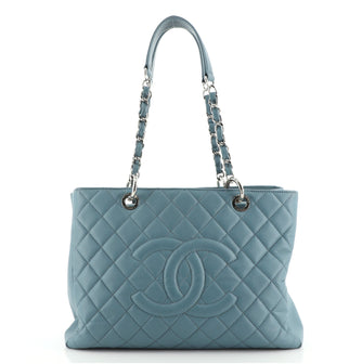 Chanel Grand Shopping Tote Quilted Caviar