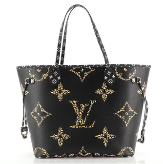 Louis Vuitton Neverfull NM Tote Limited Edition Jungle Monogram Giant MM