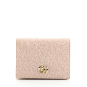 Gucci GG Marmont Flap Card Case Leather