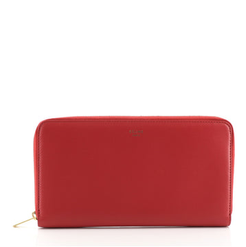 Celine Zip Around Wallet Leather Long
