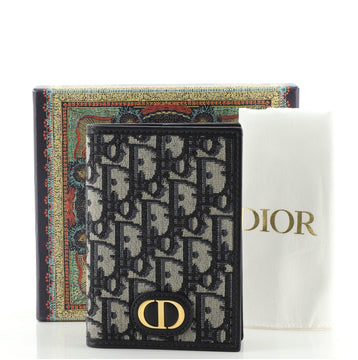 Christian Dior 30 Montaigne Passport Holder Oblique Canvas