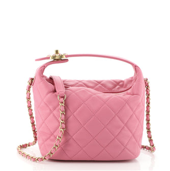Chanel Perfect Meeting Hobo Quilted Lambskin Small