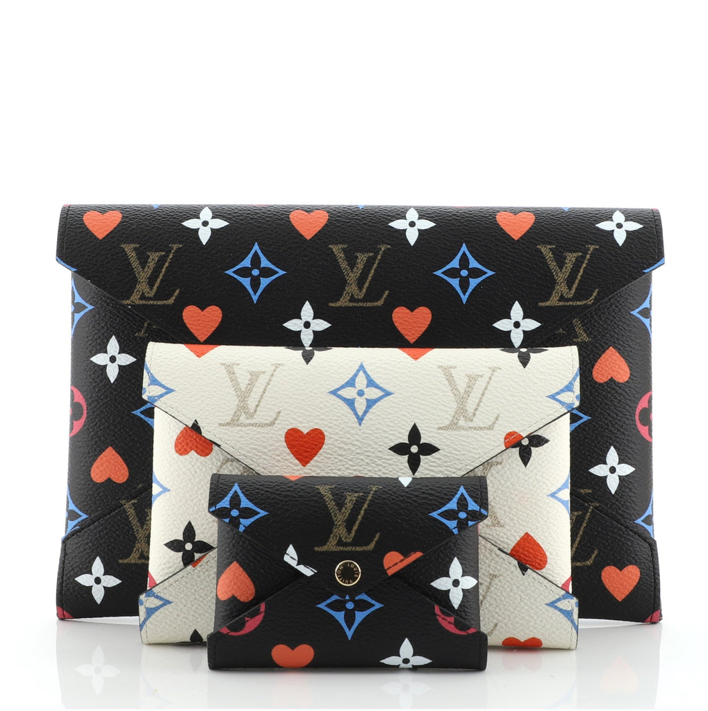 Louis Vuitton Pochette KirigamiSet Of Three Envelope 870429 Green