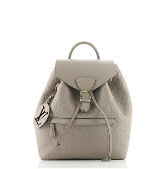 Louis Vuitton Montsouris Backpack NM Monogram Empreinte Leather PM