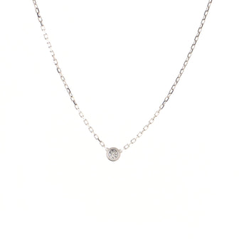 Cartier Diamants Legers Necklace 18K White Gold with Diamond Small