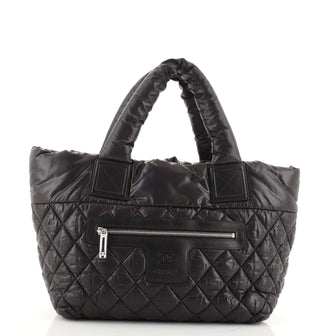 Chanel Coco Cocoon Reversible Tote Quilted Nylon Small