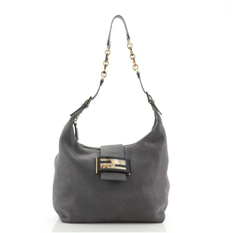 Fendi Forever Hobo Iridescent Leather Large