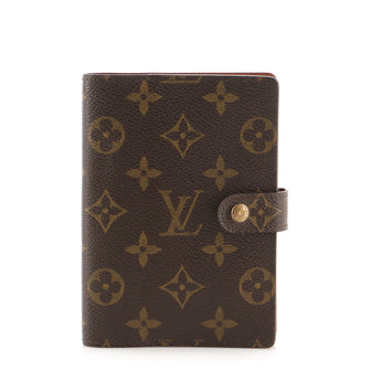 Louis Vuitton Ring Agenda Cover Monogram Canvas PM