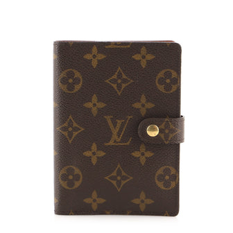Louis Vuitton Ring Agenda Cover Monogram Canvas PM
