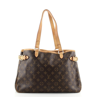 Louis Vuitton Batignolles Handbag Monogram Canvas Horizontal
