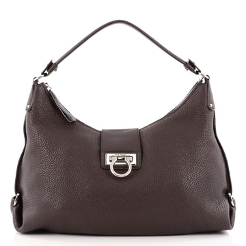 Salvatore Ferragamo New Fanisa Hobo Leather Medium