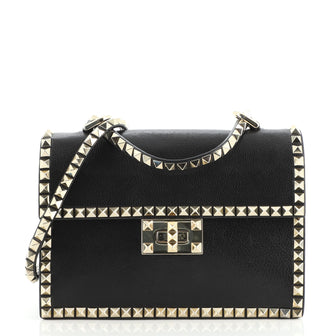 Valentino Rockstud No Limit Flap Bag Leather Small