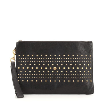 Gucci Animalier Wristlet Pouch Studded Leather Large