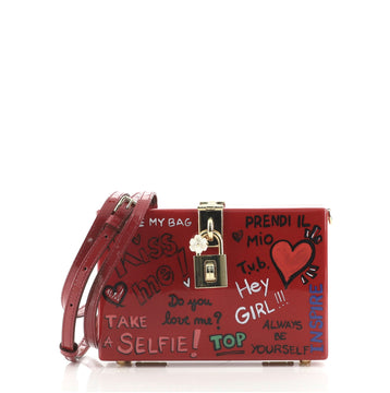 Dolce & Gabbana Box Clutch Painted Wood Small