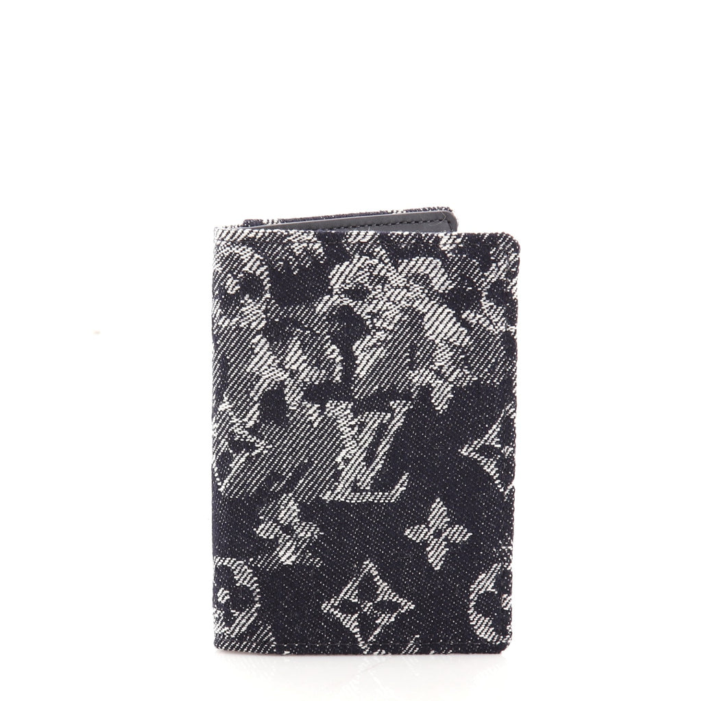 Louis Vuitton Pocket Organizer Monogram Tapestry Canvas Blue 804271