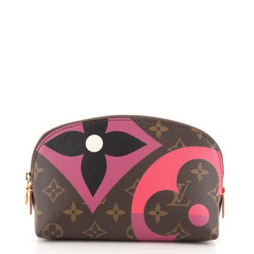 Louis Vuitton Cosmetic Pouch Limited Edition Game On Monogram Canvas