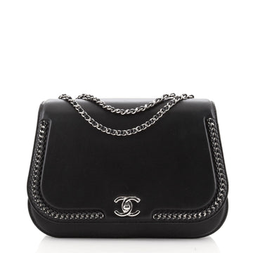 Chanel Braided Chic Flap Bag Calfskin Medium