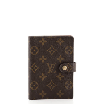 Louis Vuitton Ring Agenda Cover Monogram Canvas PM