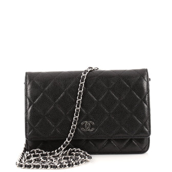 Chanel Wallet on Chain Quilted Caviar