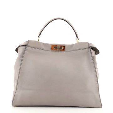 Fendi Peekaboo Bag Leather with Tortoise Detail Large